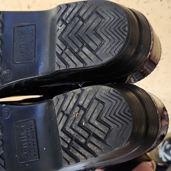 𝅺sanita clogs purple patent size 41 great condition - Picture 5 of 7